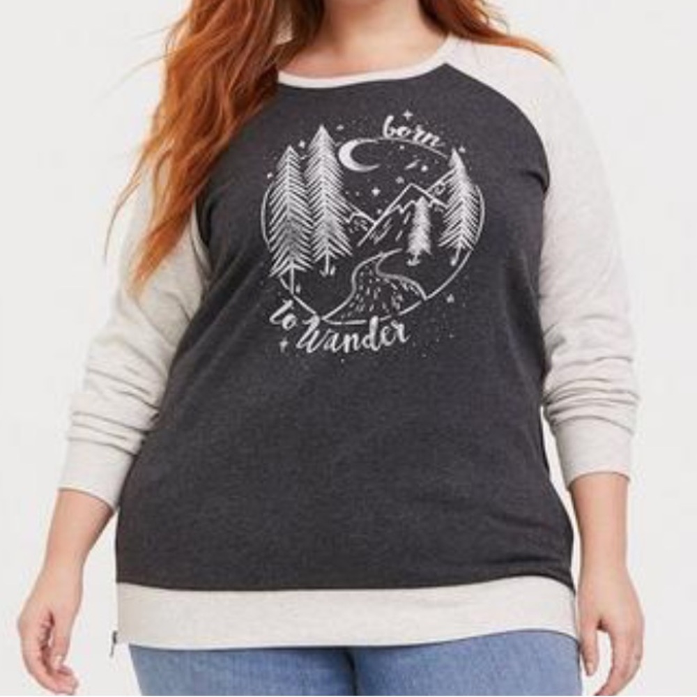 Torrid Sweatshirt Tunic - Picture 5 of 6